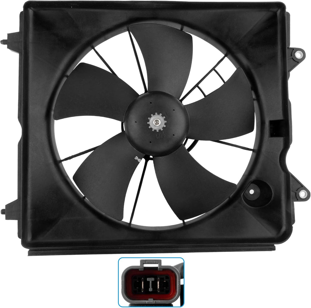 Radiator Cooling Fan Motor Assembly Pack of 2 C25473