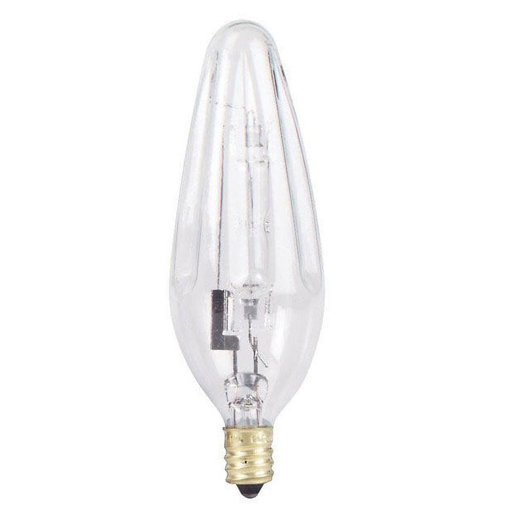 25w 120v Flame Candelabra Clear Halogen Light Bulb D38135