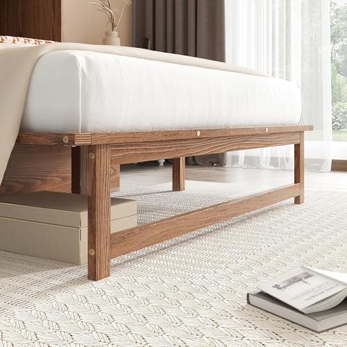 Full Size Murphy Cabinet Bed with USB Port and Removable Shelves, Solid Pine Wood P8540