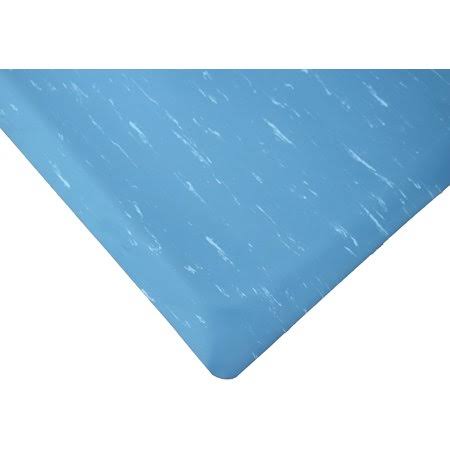 Blue Marbleized Vinyl Commercial Mat I438930