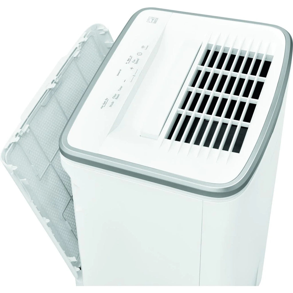 50-Pint Smart Portable Dehumidifier in White L62229