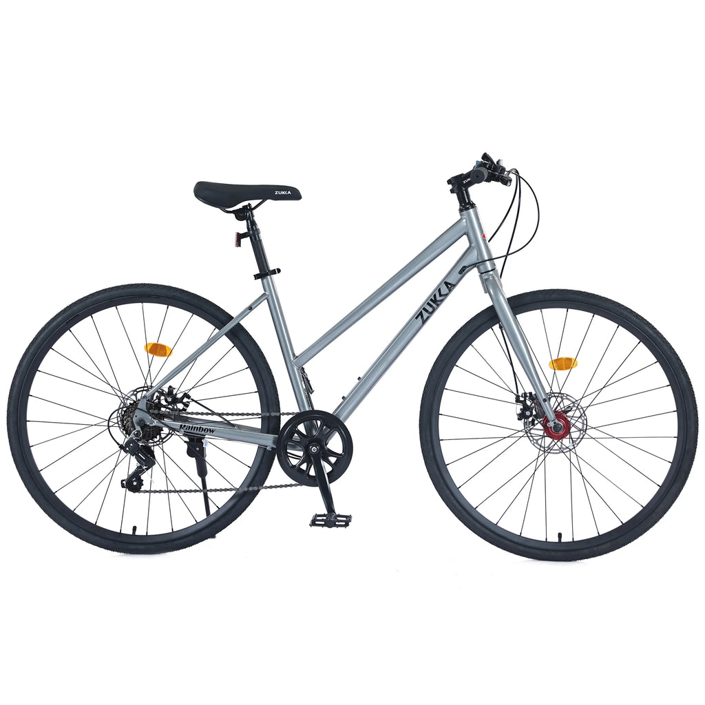 Aluminum Alloy 700C 7 Speed Light Blue City Bike L7133