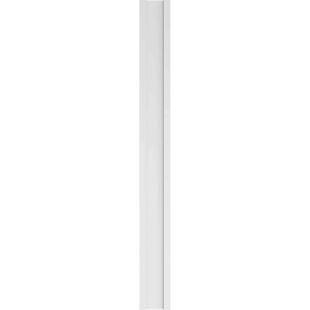 Two Equal Flat Panel PVC Pilaster with Decorative Capital & Base (Pair) O32021