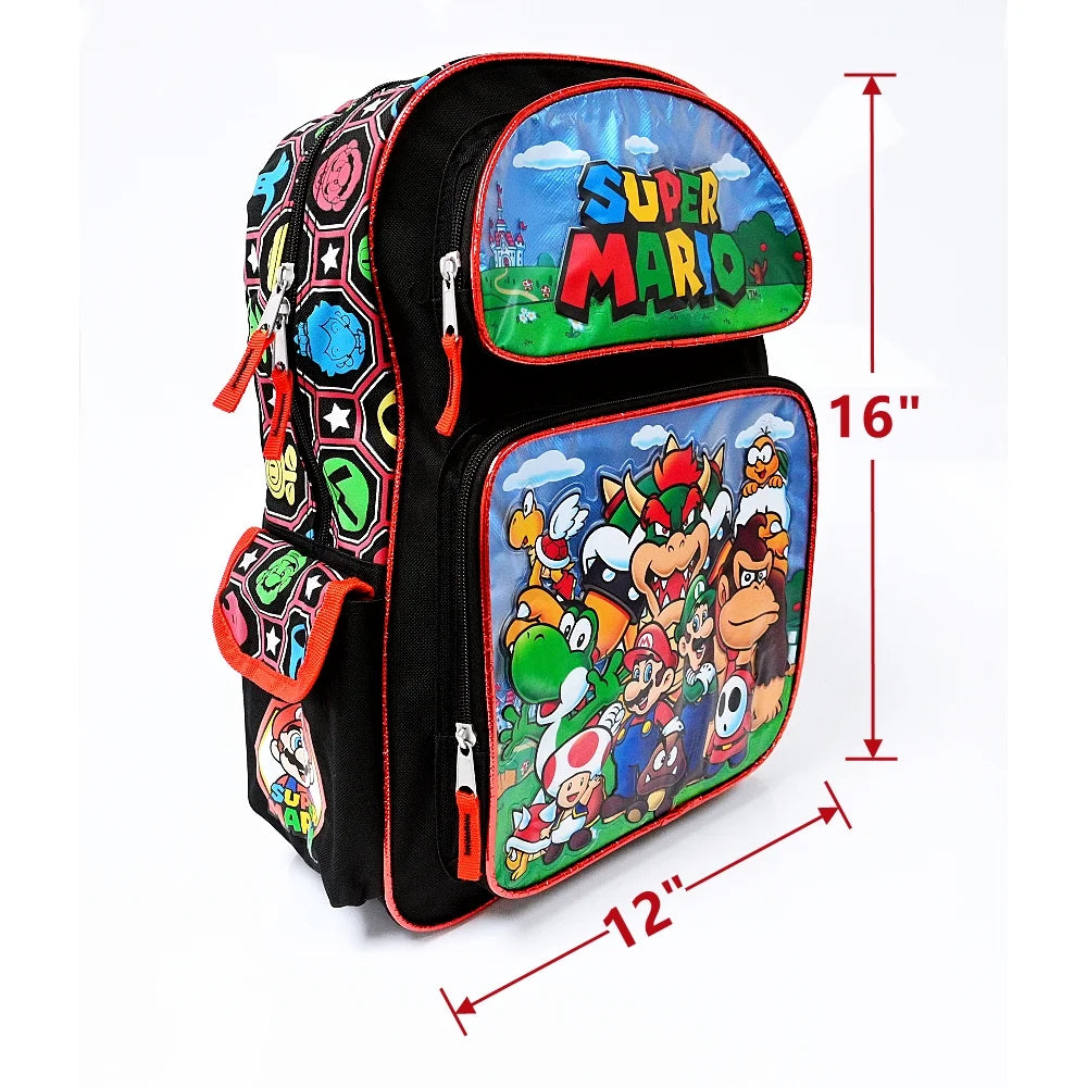 16" School Backpack with Lunch Bag E3452