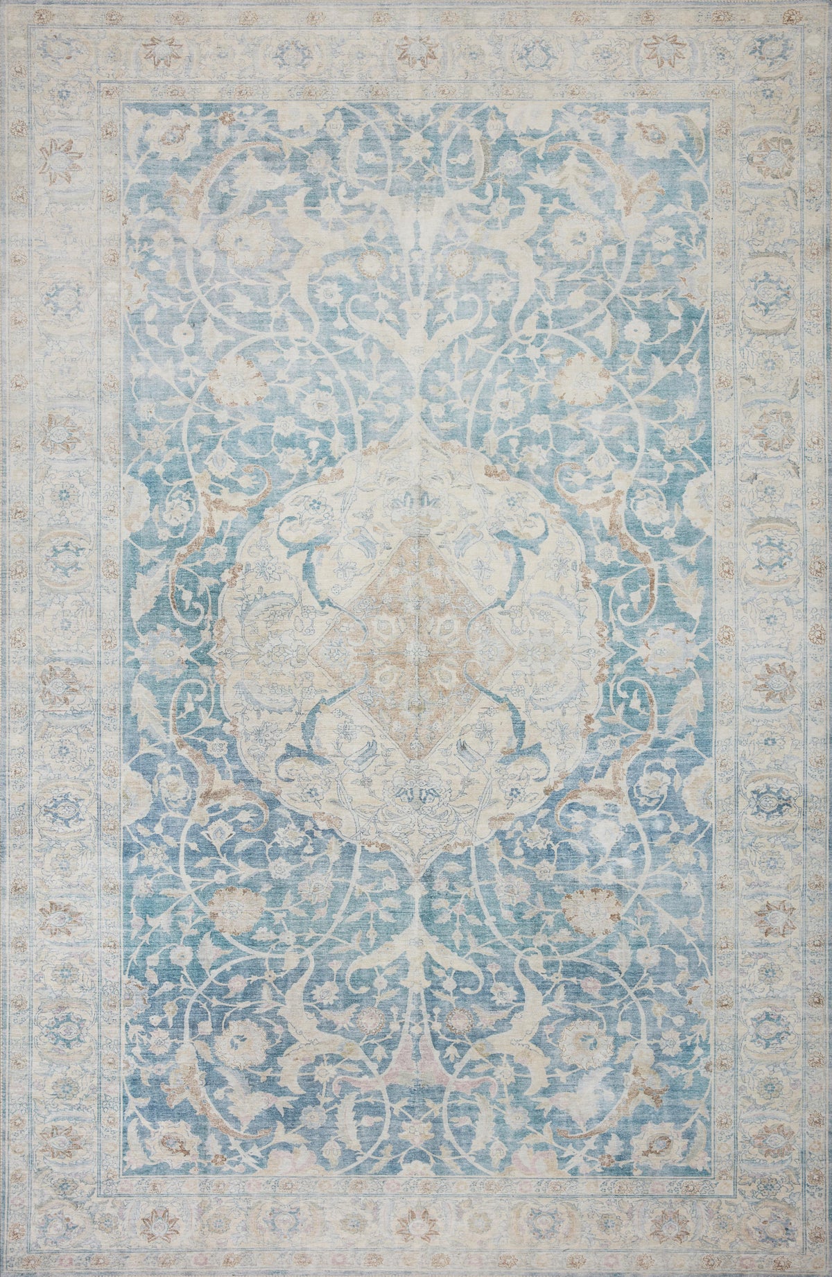 Antique Sky 2'6 x 9'6 Rug F562