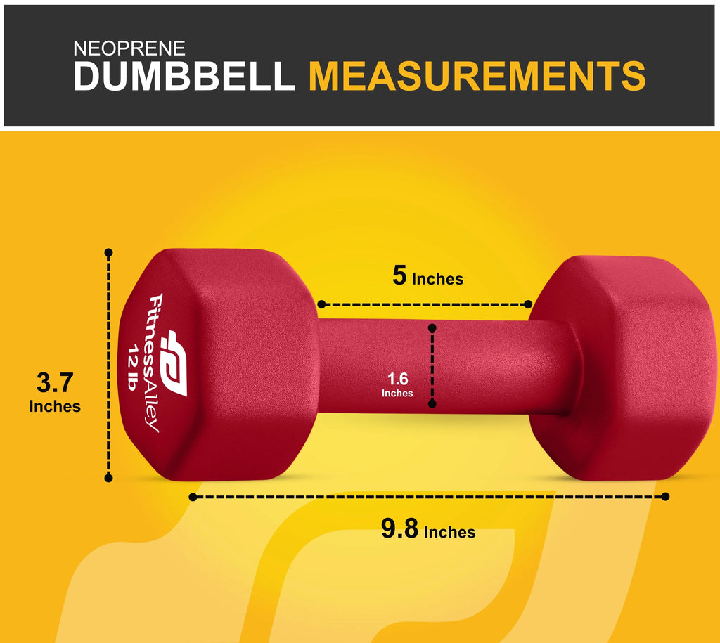 Neoprene Coated Dumbbells Set of 2 17.5 Pounds Y163637