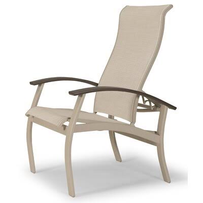 Patio Dining Chair Textured Desert Red Beachwood Z239328