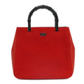Pre-Owned Red Bamboo Handbag G7361