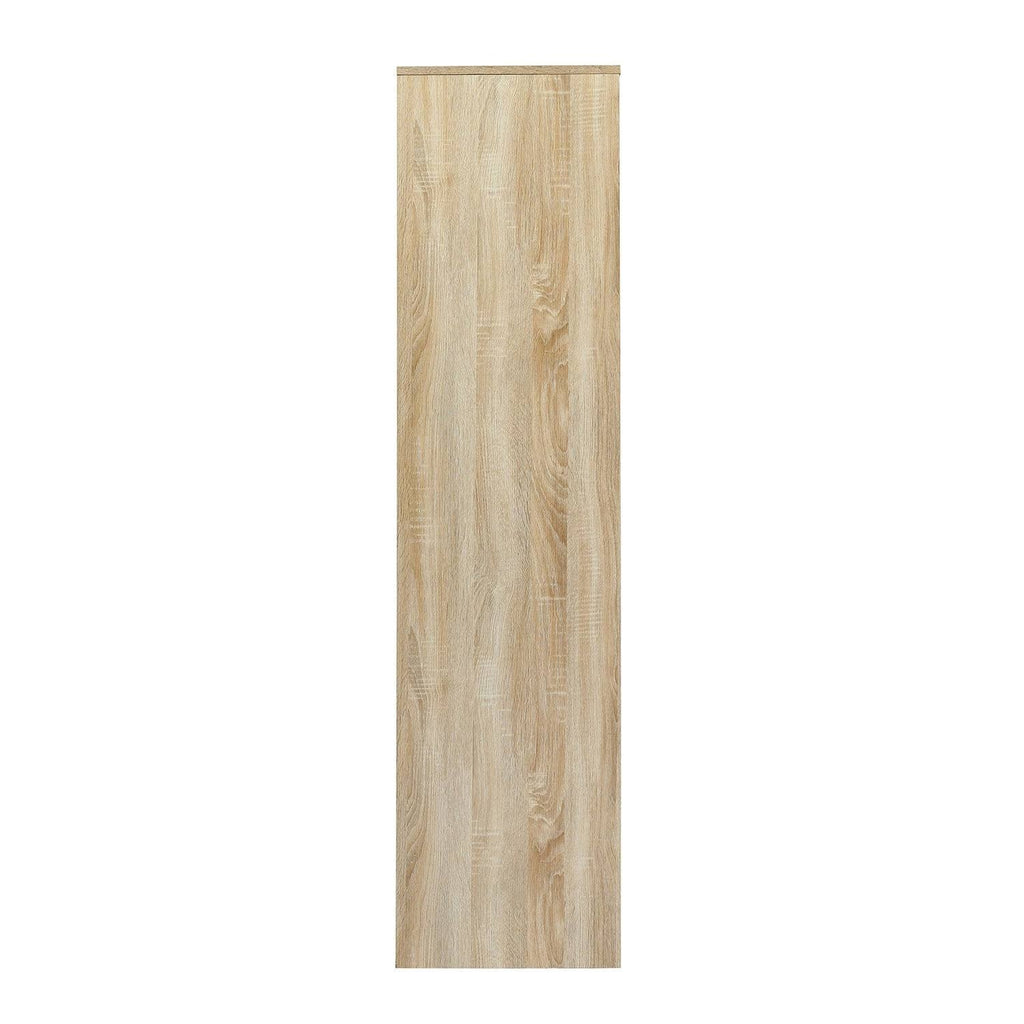 3-Shelf Bookcase with Drawers - Oak Q84638