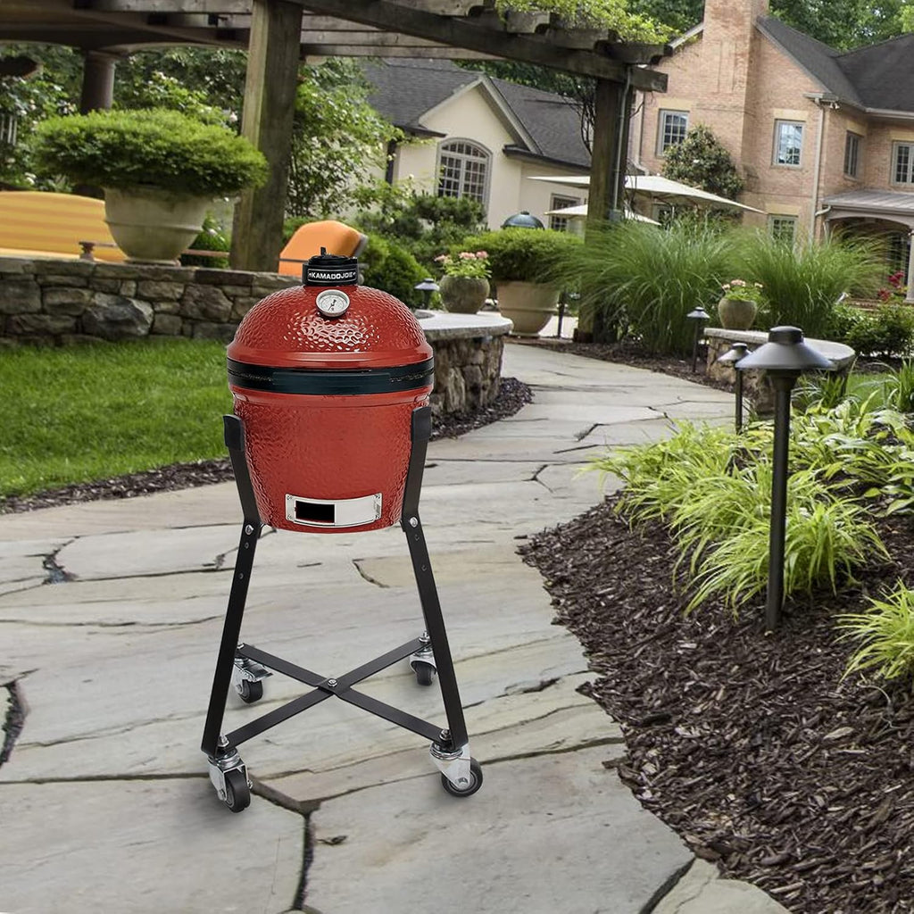 Rolling Cart with Locking Caster Wheels Powder Coated Steel K736