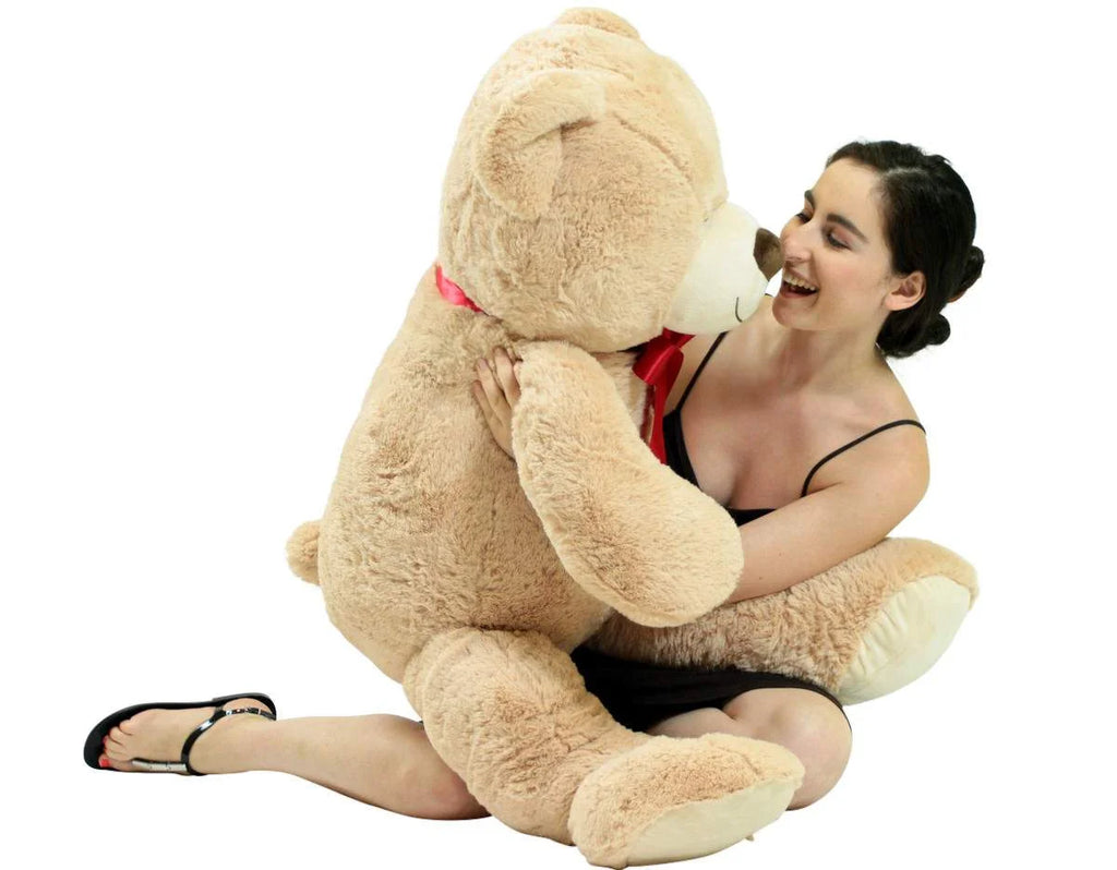 Beige Tan 48 inch Plush Teddy Bear Stuffed Animal C5476