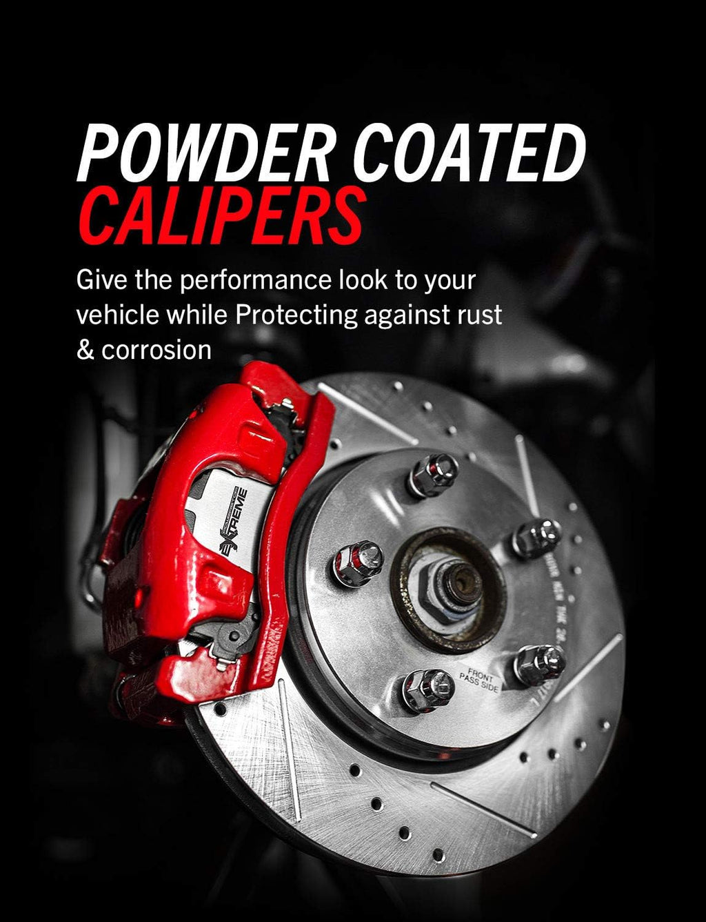 Powder Coated Front Brake Caliper Pair R29526