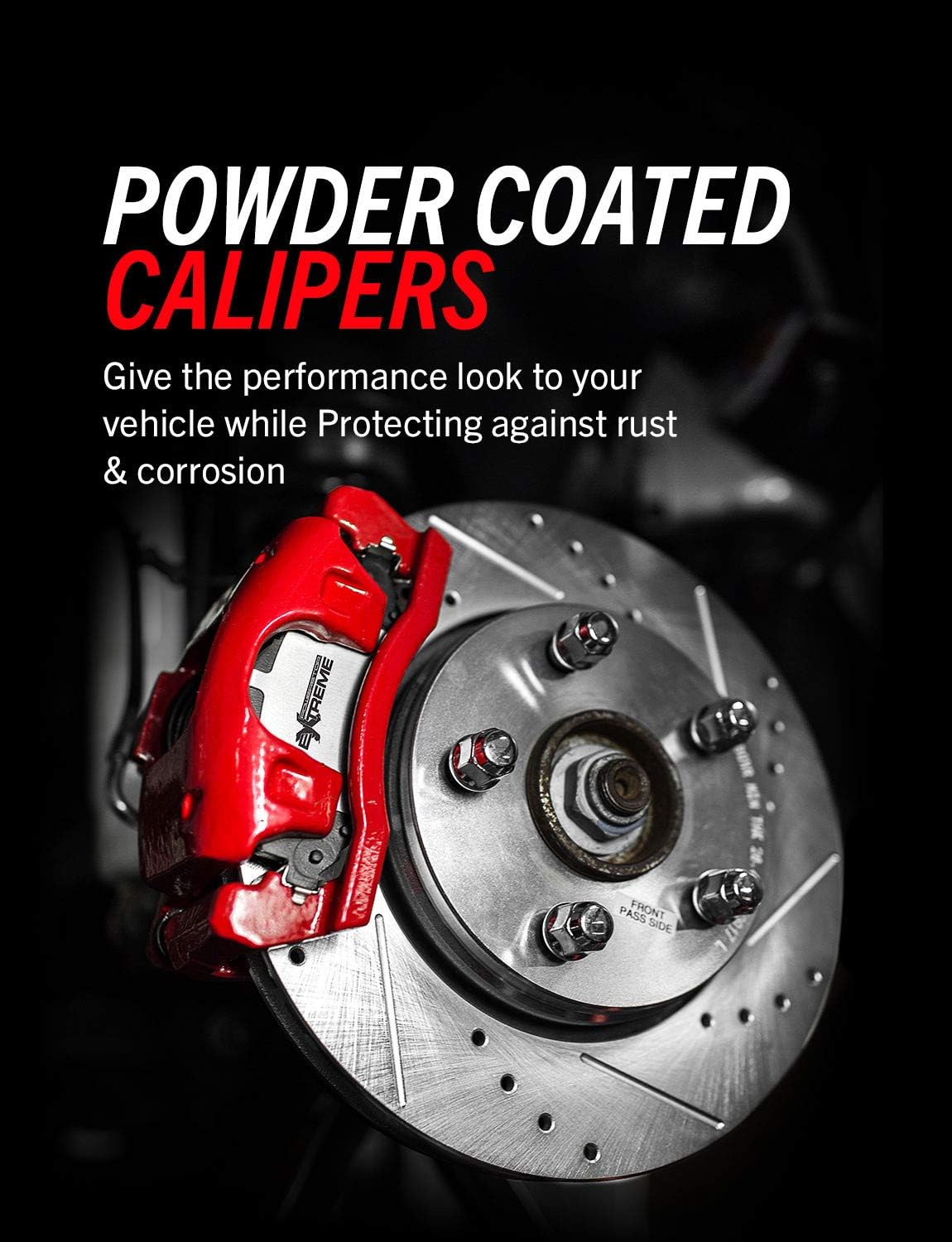 Powder Coated Front Brake Caliper Pair R29526