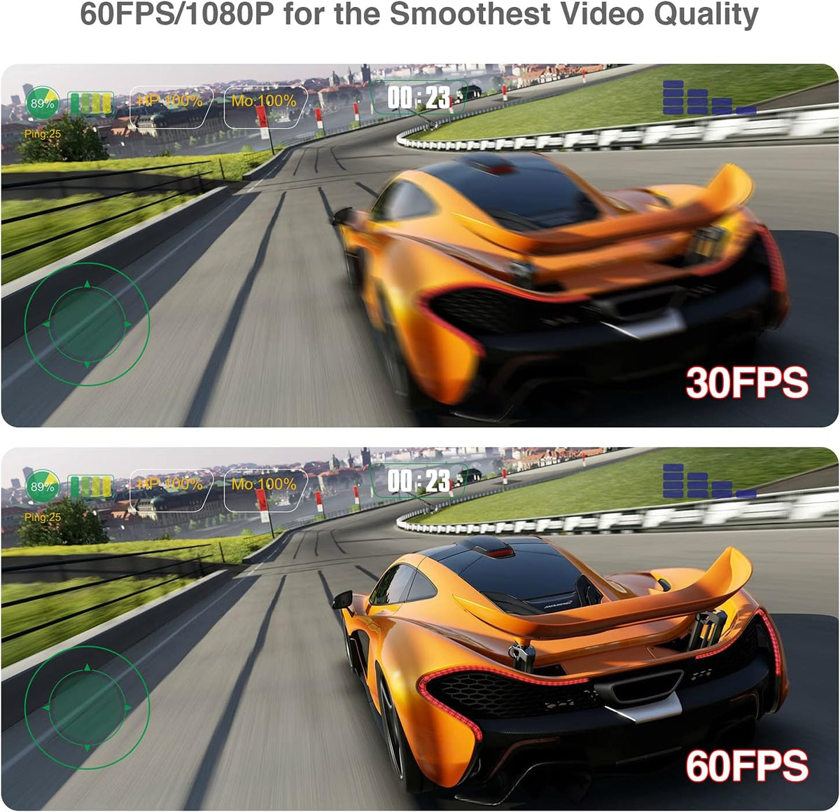 2K QHD Webcam with HDR, Dual Noise Canceling Mics & Privacy Cover O7241
