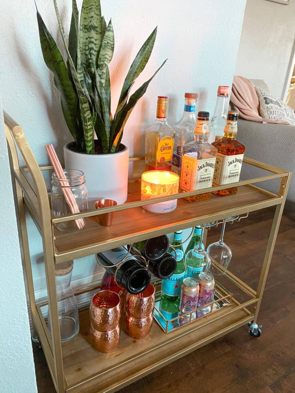 Gold Bar Cart H36500