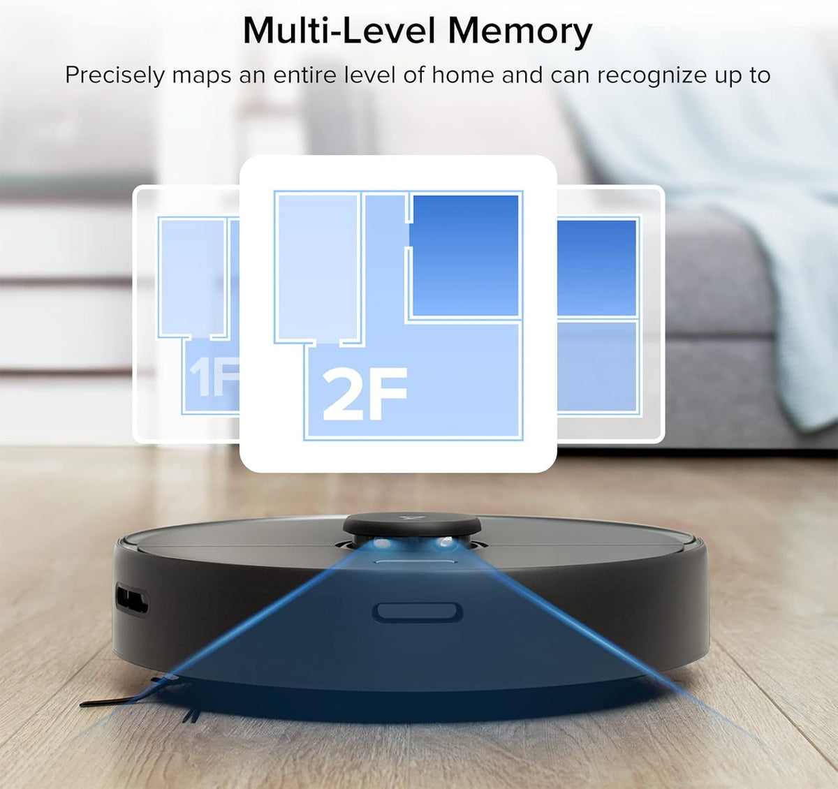 Robot Vacuum with Lidar Navigation, 2000Pa Strong Suction U2560
