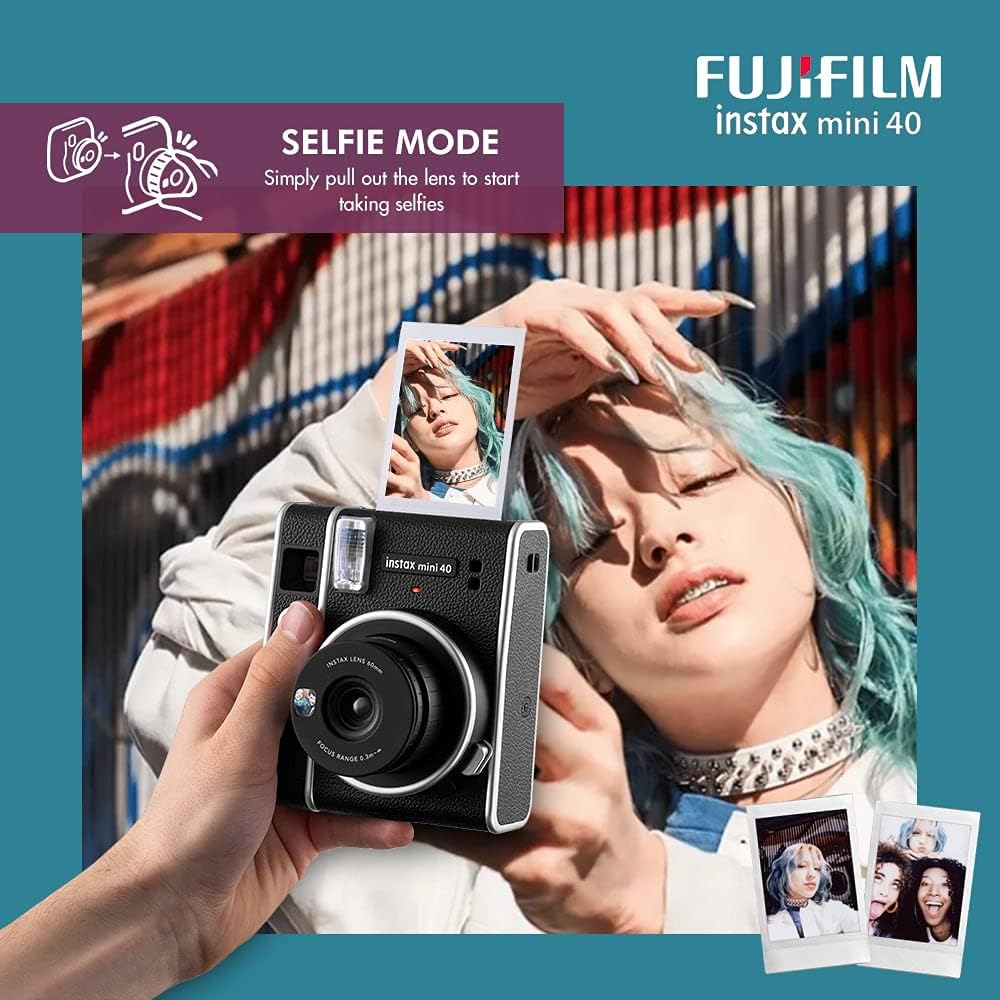 Instax Mini 40 Instant Film Camera with 20 Sheets Instant Mini Film C693