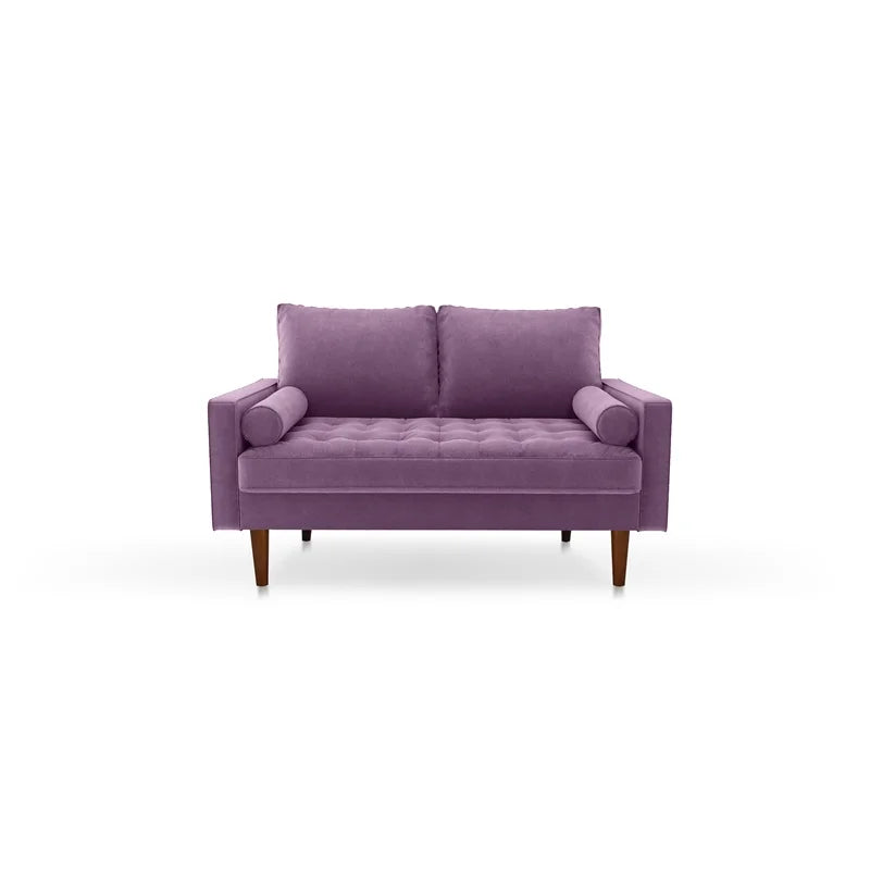 Purple Velvet Loveseat B42534