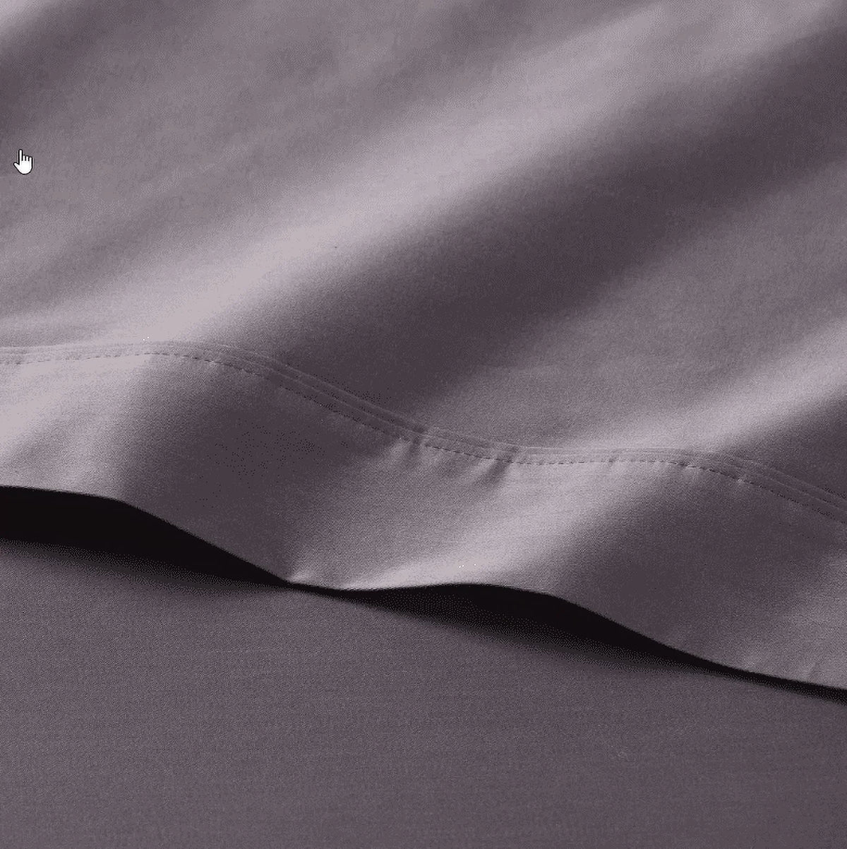 King Dark Gray Flat Sheet C4835