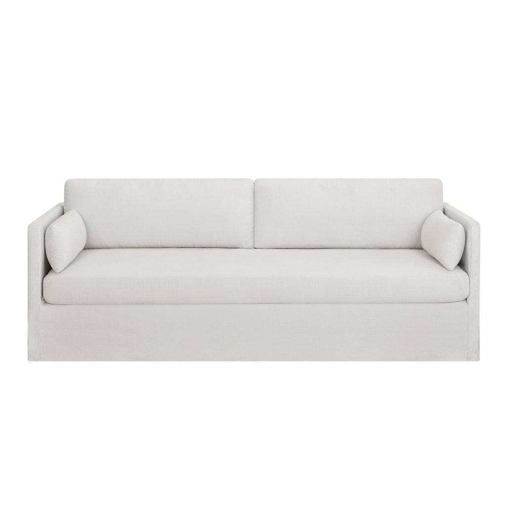 Cream Slipcover Sofa M960