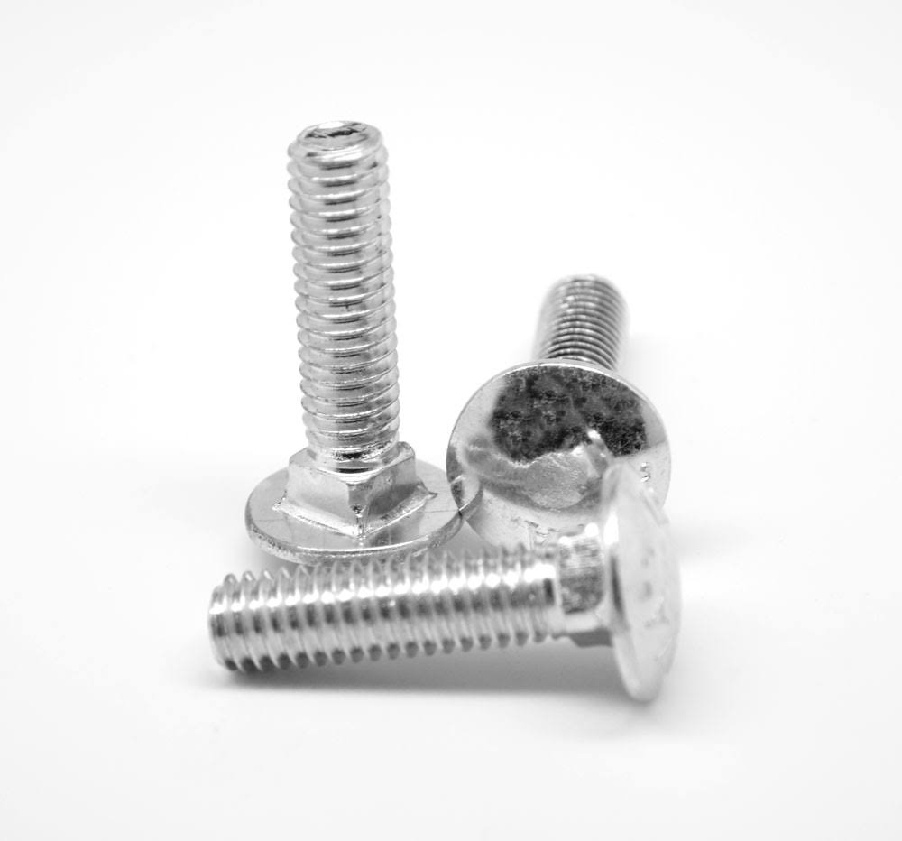 1/2x22-13 x 14x22 6x22 Thd Coarse Thread Carriage Bolt Stainless Steel 18-8 Pk 10 F358