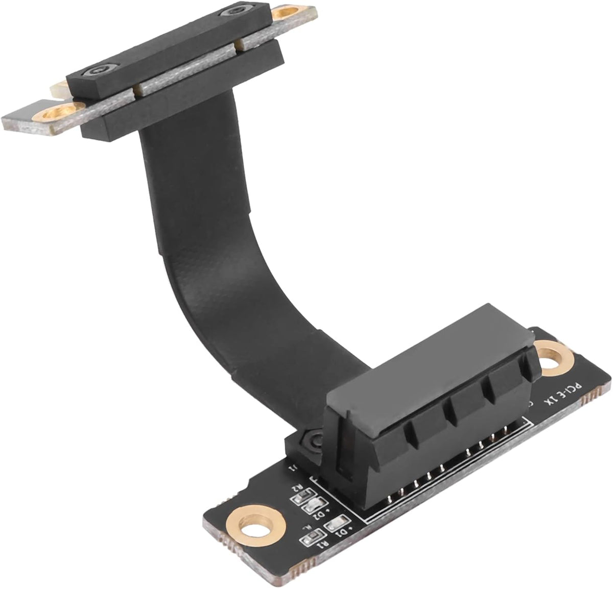 PCIE X1 Riser Cable Dual 90 Degree Right Angle 8Gbps 5cm Pack of 2 Y275585