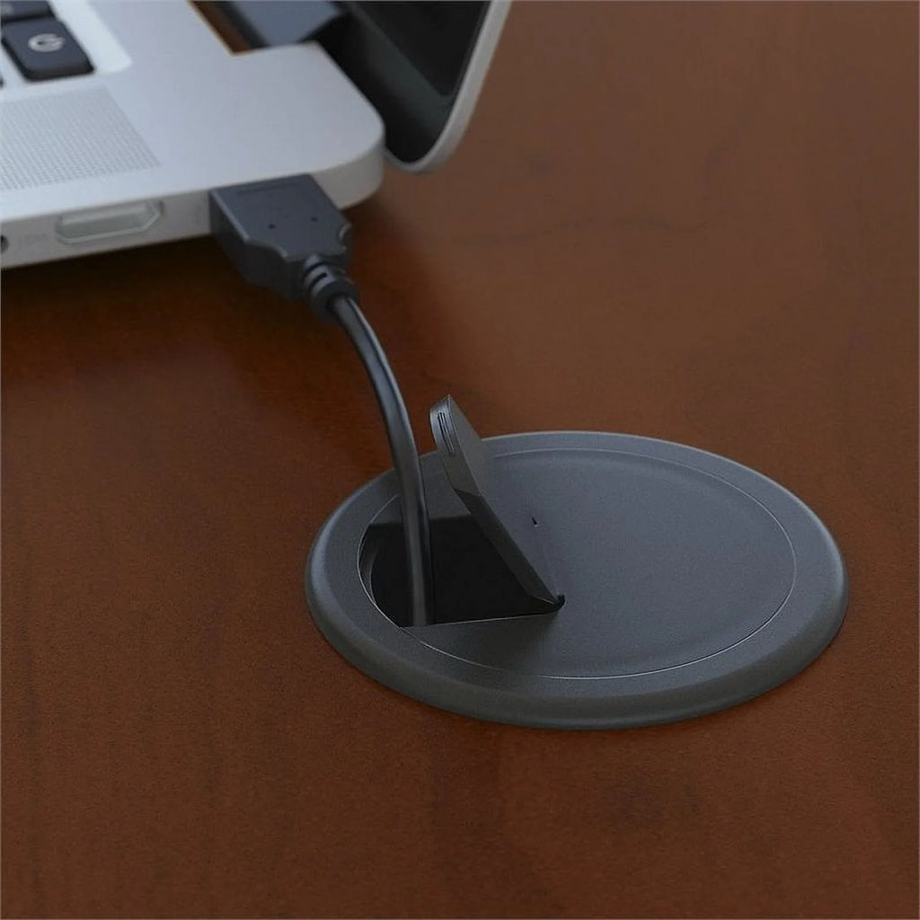 72" U-Shaped Desk with Pedestal D71318