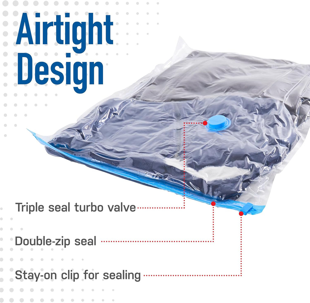 10-Pack Vacuum Storage Bags with Electric Pump B6087
