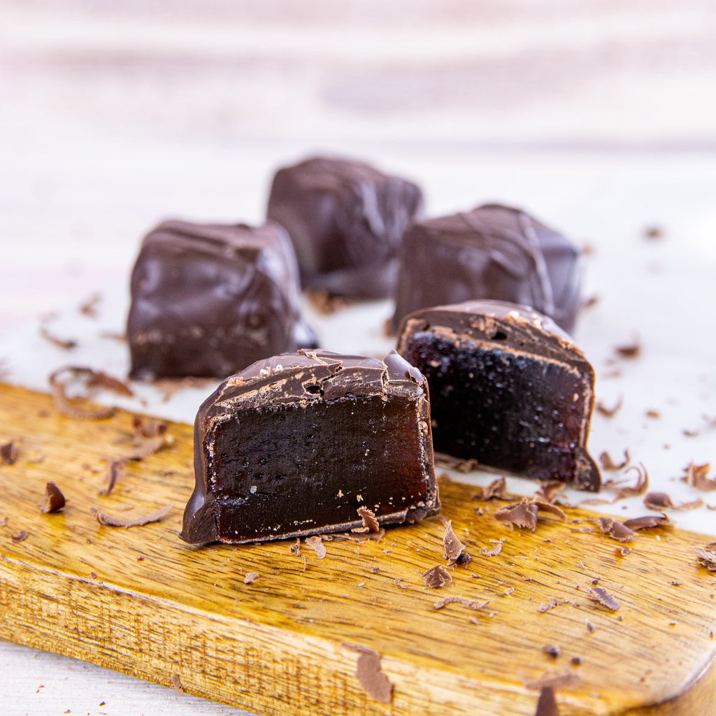 Dark Chocolate Raspberry Jellies - 1lb B510