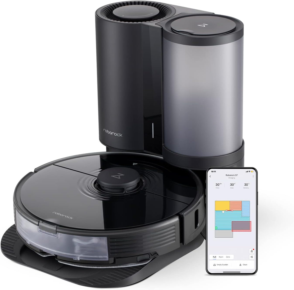 Robot Vacuum and Sonic Mop with Self-Empty Dock R7674