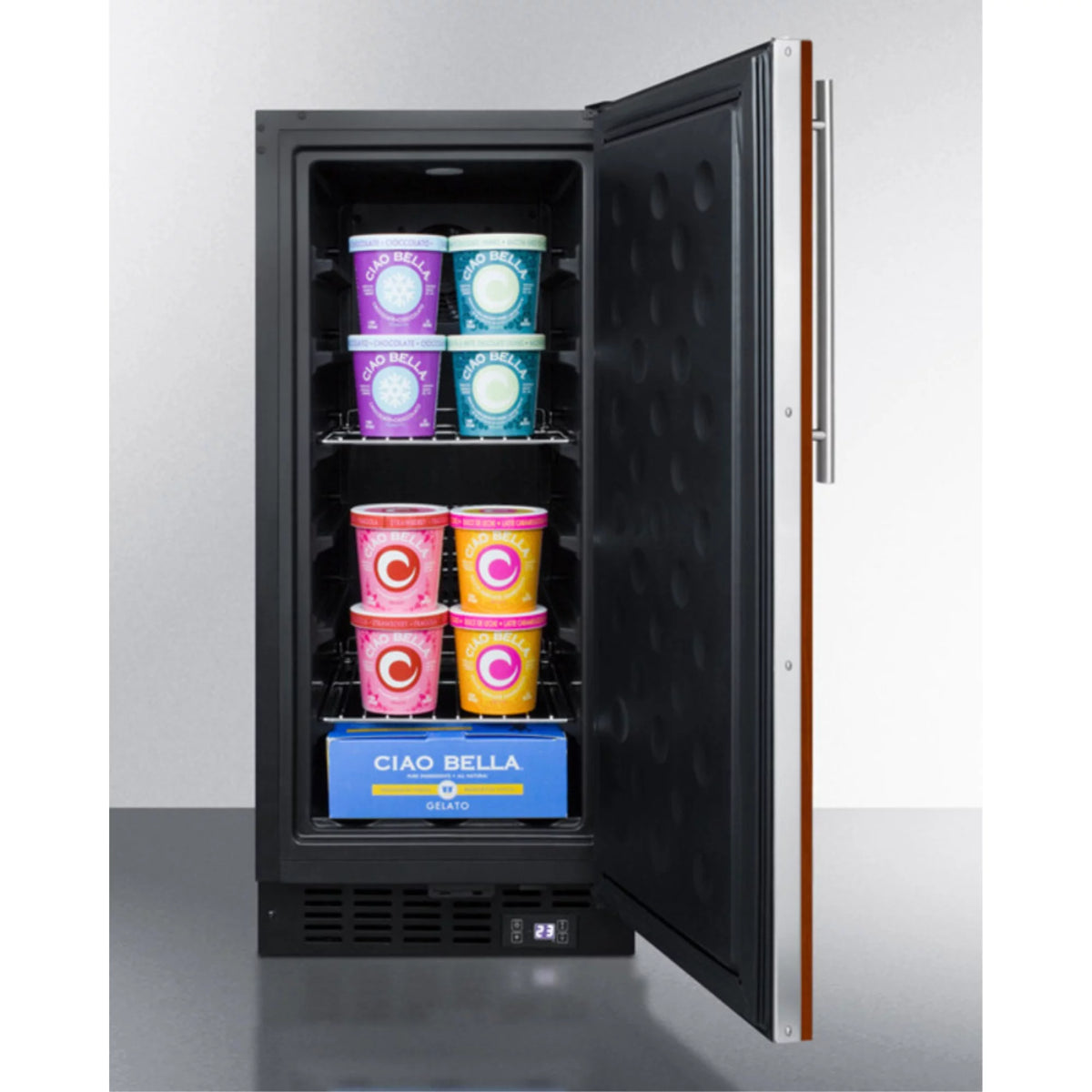 15" wide frost-free freezer with integrated door frame Z289736