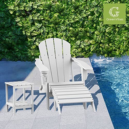 Dark Brown HDPE Plastic Outdoor Side Table with Storage Shelf G901