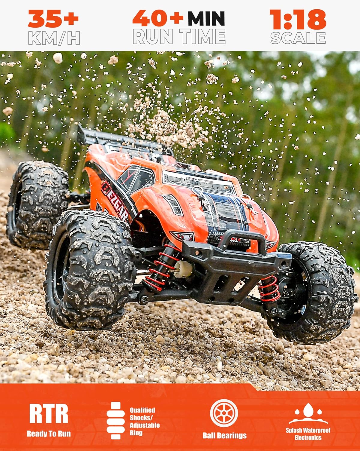 1:18 Scale 4WD Remote Control Monster Truck I594