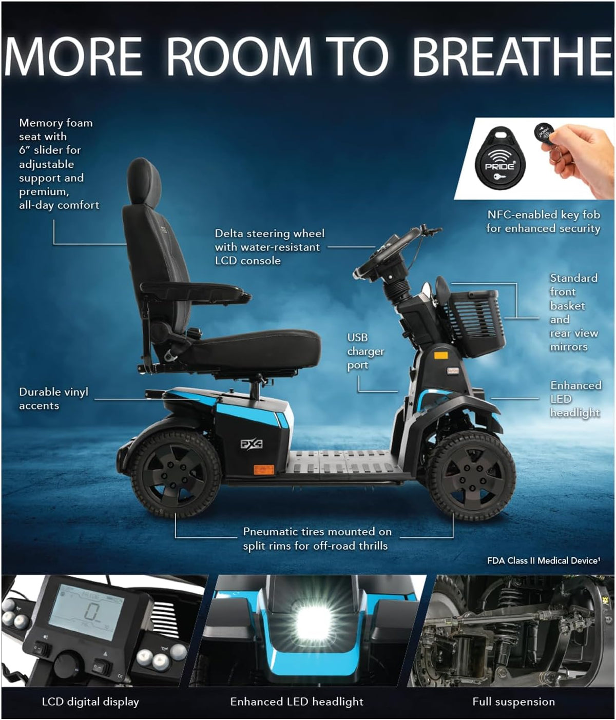 4-Wheel Travel Electric Scooter K581