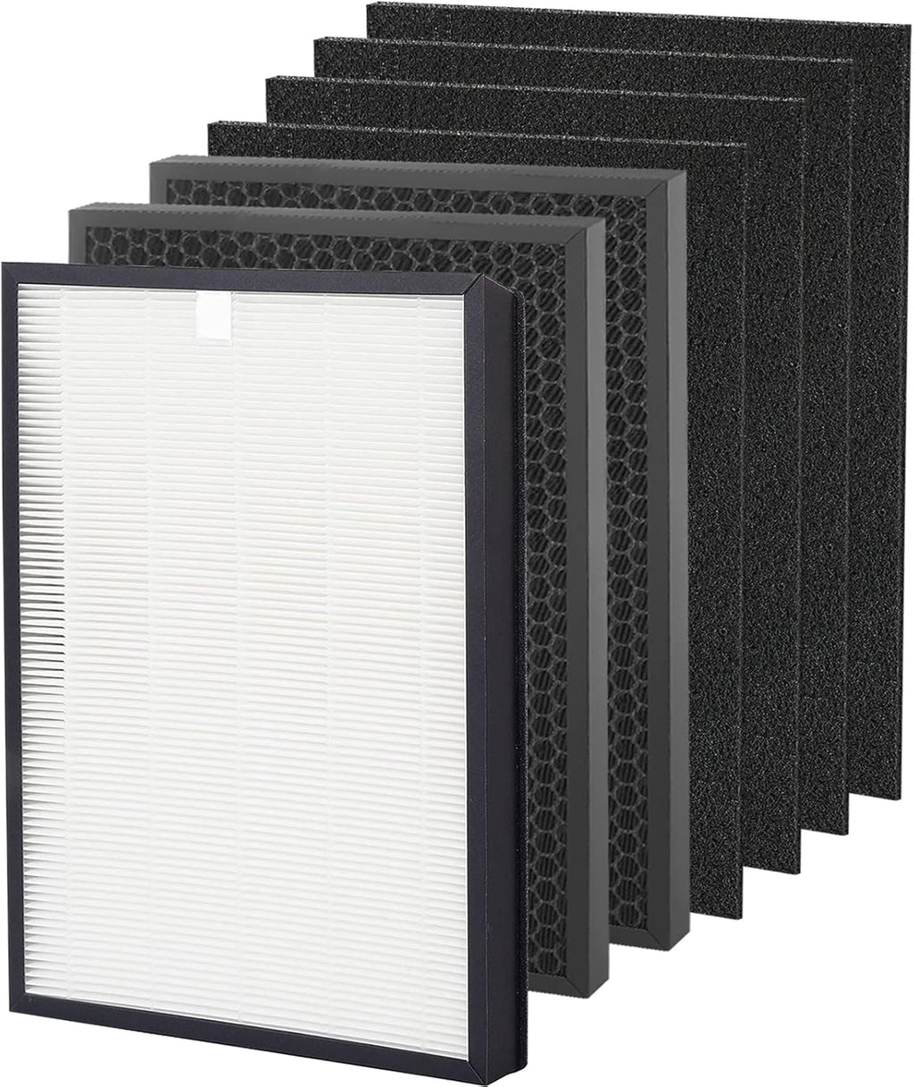 True HEPA Filter Replacement Set with Activated Carbon Filters and Pre-Filter Z690604