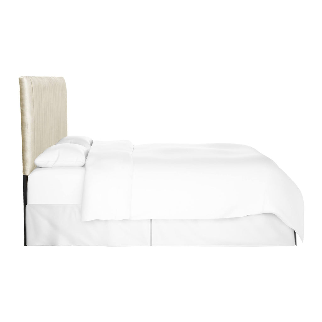 Cream Velvet Queen Headboard F920099
