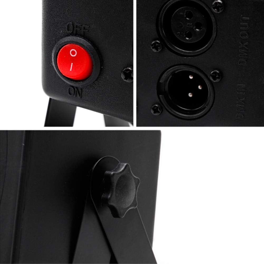 4 Pack Rechargeable Battery Powered RGB LED Uplights S479