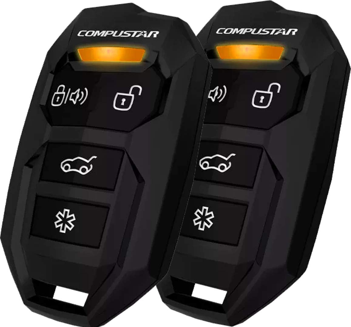 4 Button 1 Way Alarm & Remote Start System 1500' Range N745564