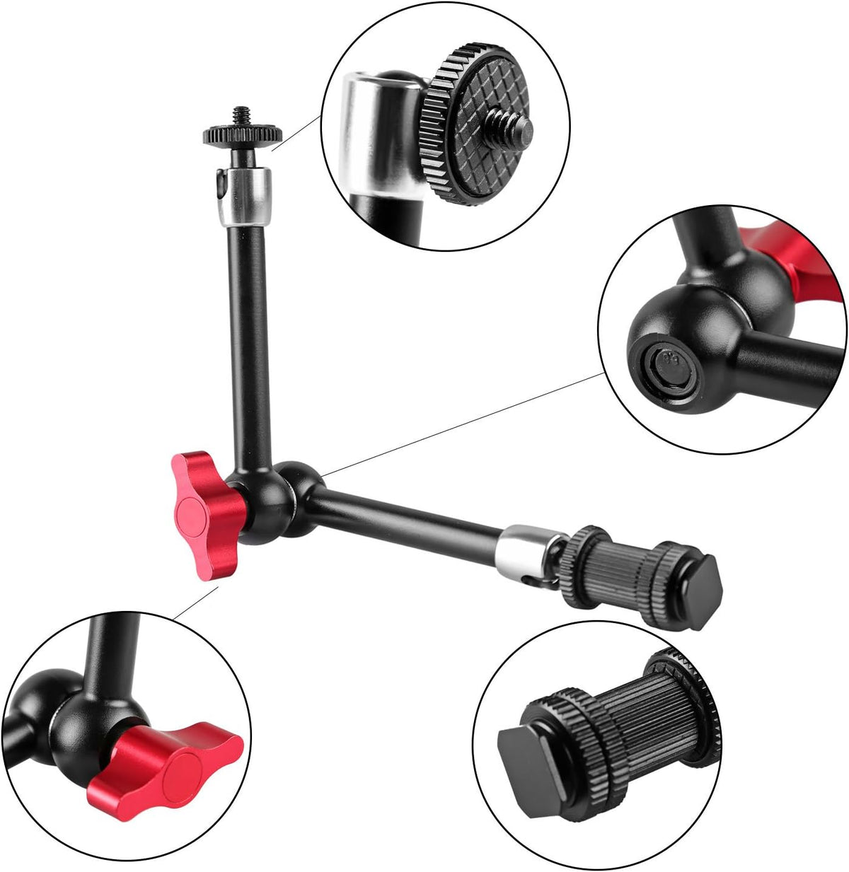 11 inch Adjustable Articulating Friction Magic Arm & Large Super Clamp M22427