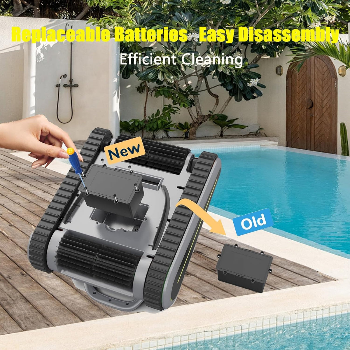 Cordless Robotic Pool Vacuum S5395
