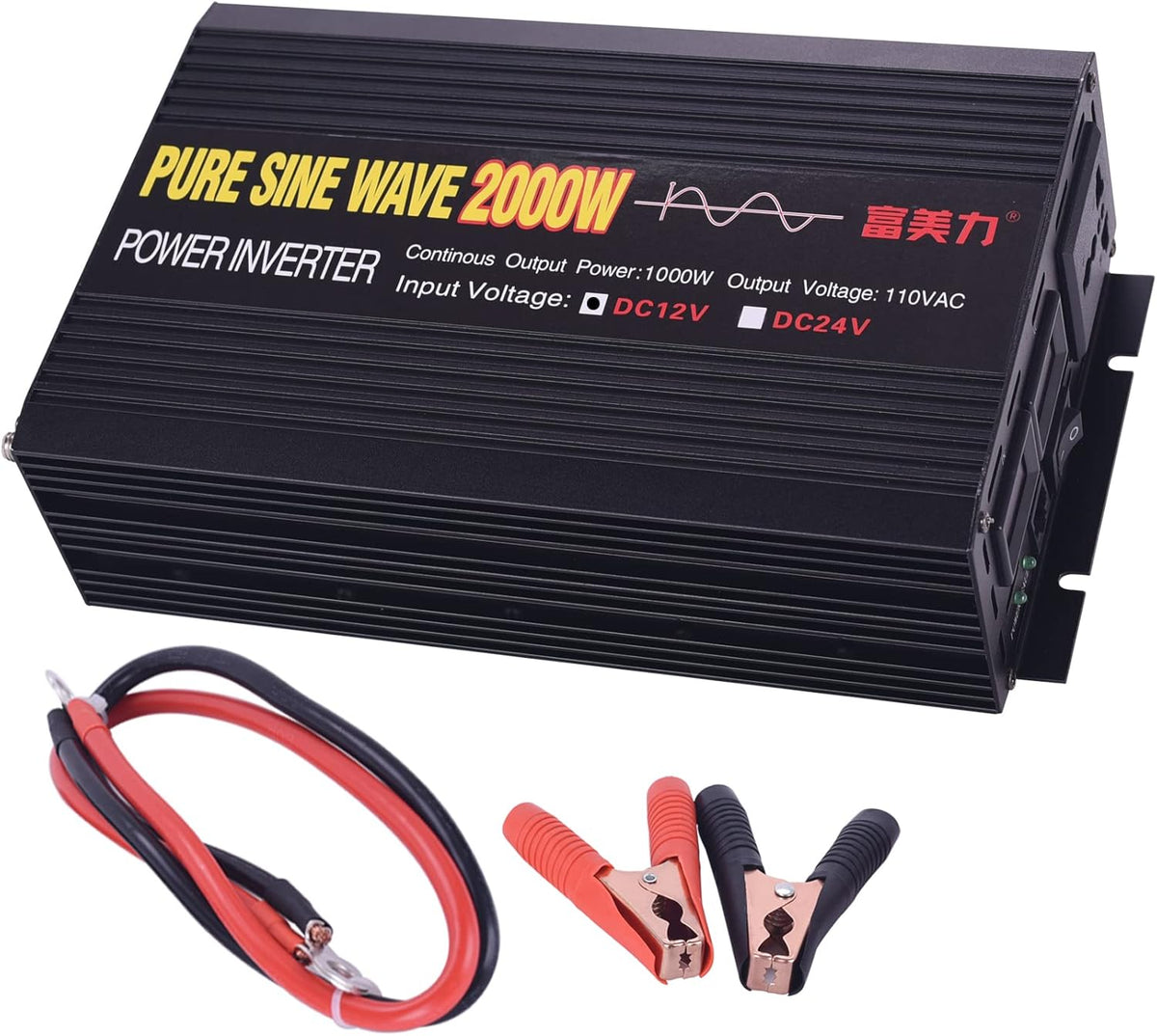 12V to 110V Pure Sine Wave Power Inverter 1000W C955