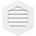 Vertical Peaked Surface Mount PVC Gable Vent G675229