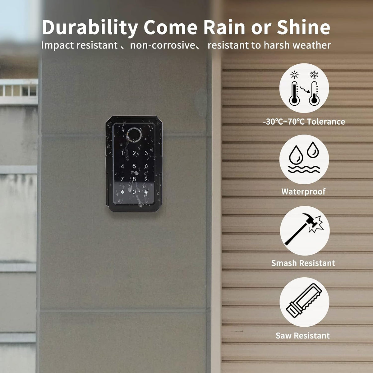 Wall Mounted Waterproof Key Lock Box R957101