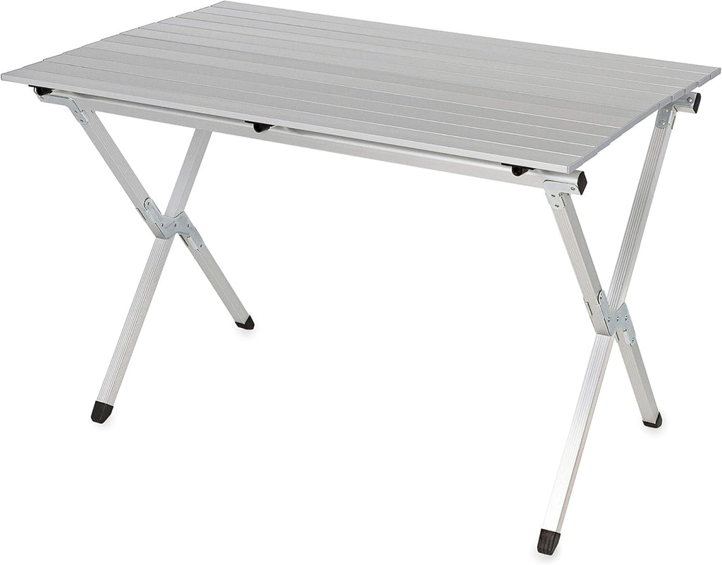 Aluminum Roll-Up Campsite Table with Carrying Bag S343