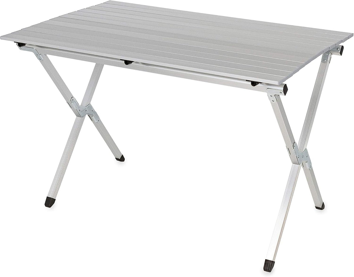 Aluminum Roll-Up Campsite Table with Carrying Bag S343