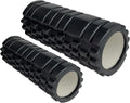 2 High-Density Foam Roller Set (12" and 13") - Black I66248