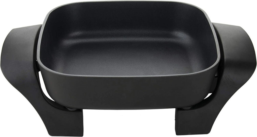 8-Inch Nonstick Electric Skillet With Glass Lid, Black P6192