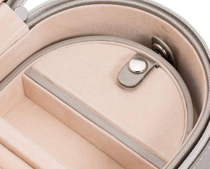 Black Oval Zip Travel Case Y522
