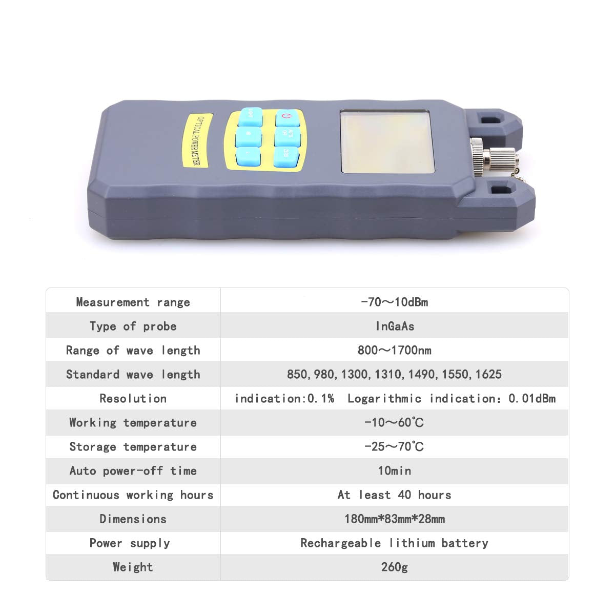 Fiber Optic Cable Tester with Visual Fault Locator I996864