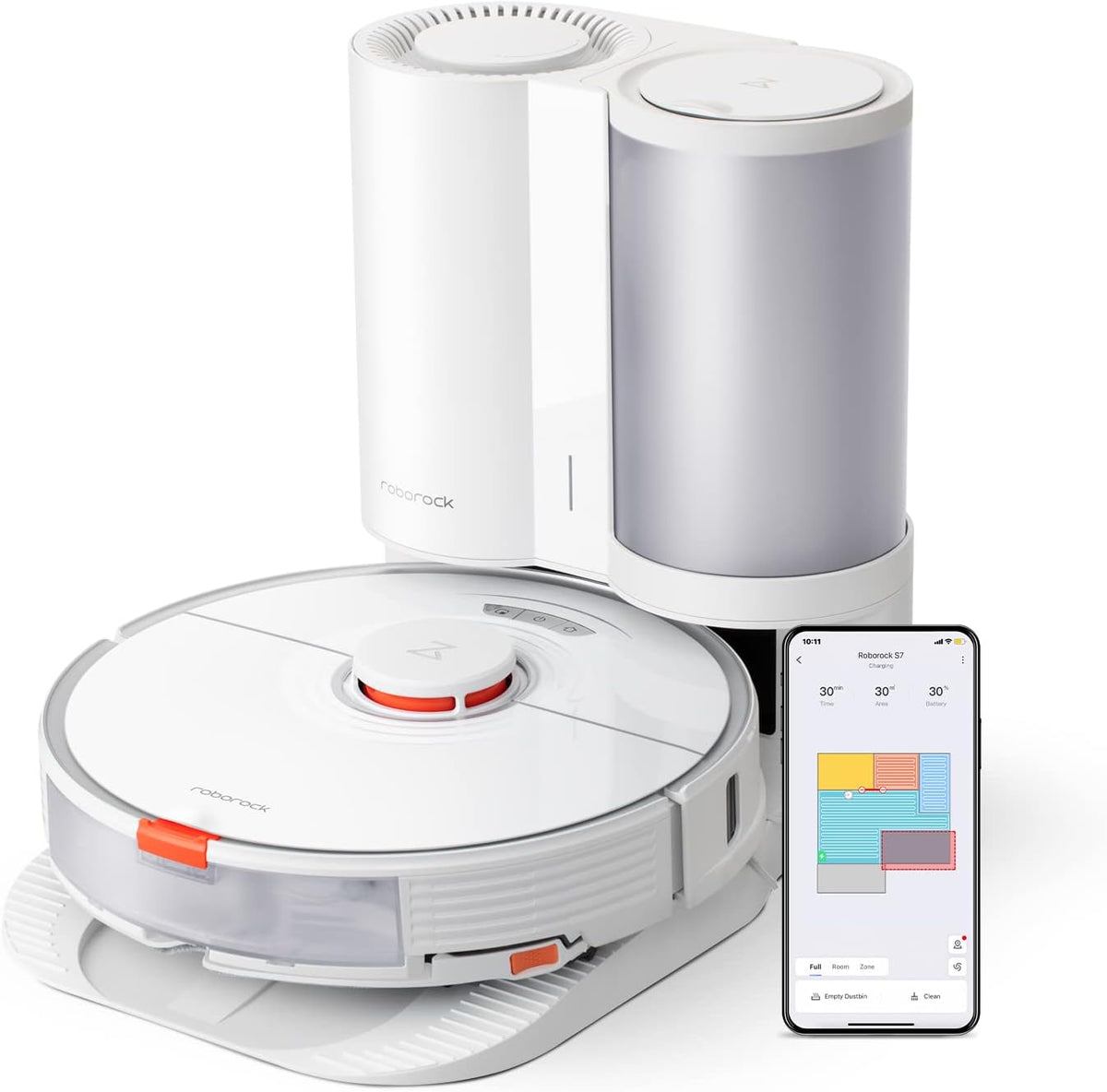Robot Vacuum and Sonic Mop with Self-Empty Dock R7674